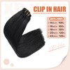 XDhair Clip in Hair Extensions Real Human Hair 120g 6pcs