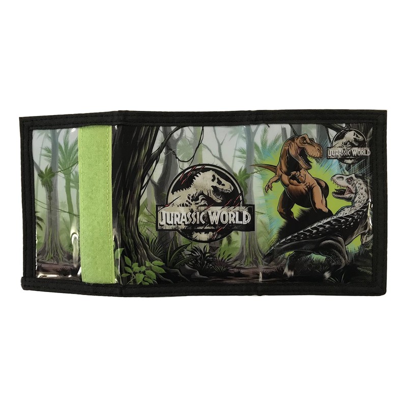Scificollector Jurassic World Card and Coin Tri-Fold Plastic Wipe Clean