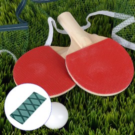 M METERXITY Table Tennis Racket Grip Tape - Paddle Grip, Soft Rubber, Apply to Table Tennis Grip Handle, 100 x 48mm, Green