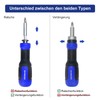 SHARDEN Multibit Screwdriver 13-in-1 Magnetic Drill Extension Screwdriver Set Multitool