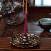 ANCLLO 3 in 1 Lotus Stick Incense Burner and Cone