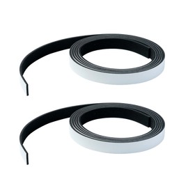 Tokyo Soundproofing Door Stop Tape TP-25, Black, Width 0.6 inches (15 mm) x Length 6.6 feet (2 m) x Thickness 0.1 inches (2.5 mm), Pack of 2