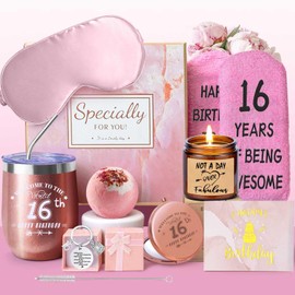 Sweet16th Birthday Gifts for Girl, Unique Birthday Pamper Set Present 16 Years Old Hamper, Gift Ideas for Girls, Best Friends, Sisters, Daughter Born in 2009