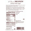 Monin - Granny Smith Apple Syrup, Great for Cocktails and