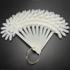 120 Tips Nail Polish Display Practice Fan Board Sticks Wheel
