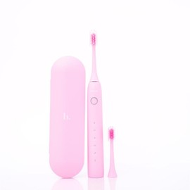 smile luv toothbrush + FREE mint toothpaste - color: Pink