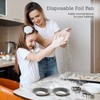 Disposable Aluminium 4 1/4 Deep Tart Pan #425 (100) by