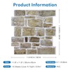COMSTICKC 3D Faux Stone Peel and Stick Wall Panel, Faux