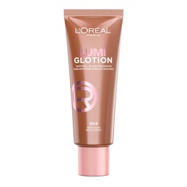 L'Oréal Paris Lumi Glotion Iluminador Hidratante Multiusos para Rostro y Cuerpo, Hidrata e Ilumina al Instante, Acabado Luminoso Natural, Textura Ligera, Apto para Pieles Sensibles, Tono Deep Glow