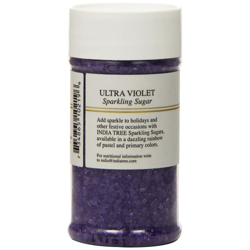 India Tree Violet Sparkling Sugar, 3.5 oz
