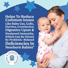 LOVEBUG Baby Probiotic Drops - Organic Probiotics for Immune Support and Baby Constipation & Colic Relief - Tasteless & Sugar-Free Liquid Drops for Newborns, Babies & Infants (0-12 Months) - 20ml