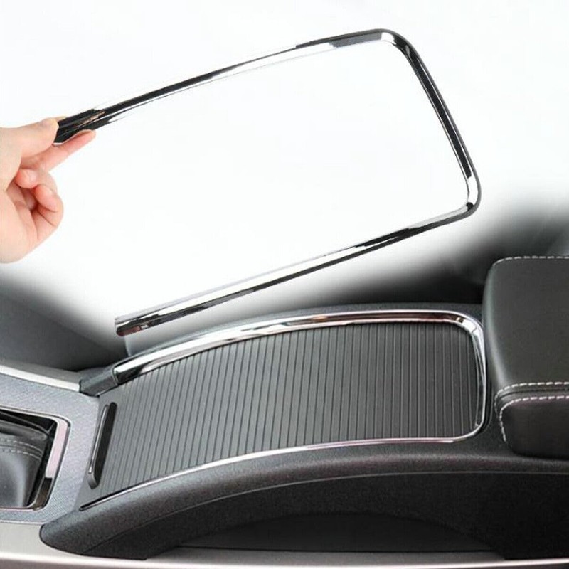 Car Center Console Cup Holder Trim Cover Strip Fit for