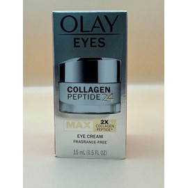 Olay Eyes Collagen Peptide 24 Max Eye Cream Fragrance Free 0.5oz / 15ml New