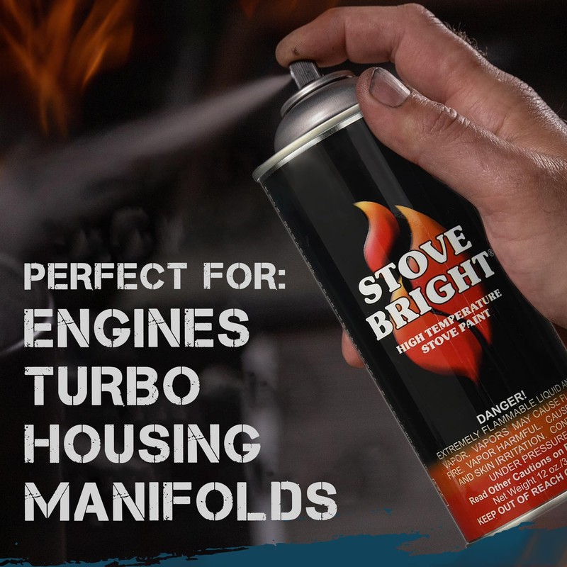 Stove Bright High Temp Paint Metallic Blue - 8105 |