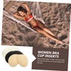 FOMIYES 6 Pair Bra Inserts Lightweight Breathable Sponge Pads for