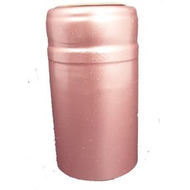 PVC Heat Shrink Capsules With Tear Tabs For Wine Bottles - 120 Count (Dusty Rose)