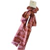 Hive and Co. Mauve Long Bow Scrunchie Hair Band Pink