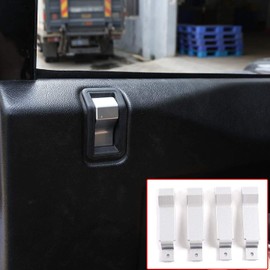 CHEYA Aluminum Alloy Car Interior Door Handle Decoration Cover For Land Rover Defender 90 110 130 2004-2018 Car Accessories Replacement parts (Door Handle)