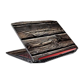 LidStyles Vinyl Protection Skin Kit Decal Sticker Compatible with Acer Nitro 5 AN515-51 (Wood)