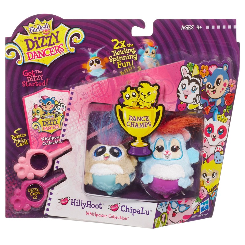 FURREAL FRIENDS DIZZY DANCERS HILLYHOOT CHIPALU WHIRLPOWER