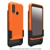 Wireless ProTech Case Compatible with CAT S62. Rotating Belt Clip