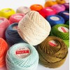 Cotton Crochet Embroidery Yarn 71yd/65m Quality Ball 0.35oz/10g Thread Floss