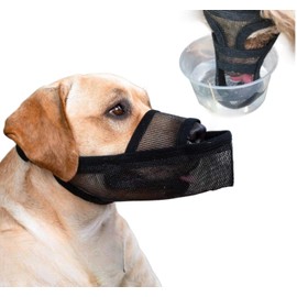 JP-SAKURA Dog Muzzle Small Medium Large Size Picking Prevention Chewing Prevention Dog Furniture Prevents Biting (M)