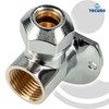 tecuro Wall Plate, Wall Plate Elbow, Wall Connection for Valve,