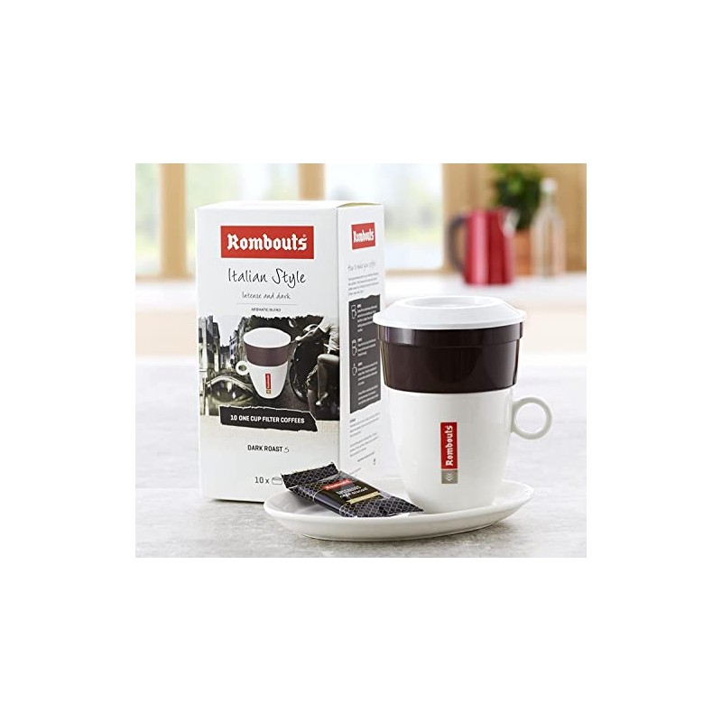 Rombouts Italian One Cup Coffee Filters 10's (2 Boxes)