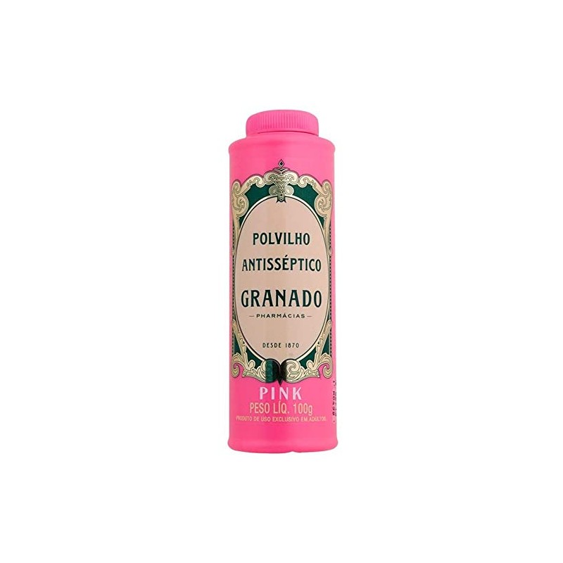 Granado Polvilho Pink Body Powder, 3.5 oz (100 g), Granado