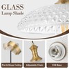 Island Pendant Lights for Kitchen, Clear Glass Pendant Light Fixtures,
