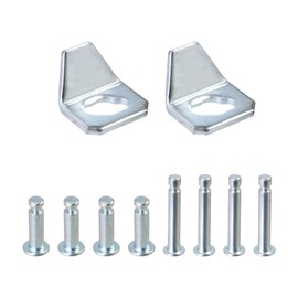 KIBBEH 10 Pack Heavy Door Closer Repair Kit, Include 8 Durable Steel Pins & 2 Reinforced Iron Plate, Compatible with Andersen, Larson, Pella, Emco 40201 Models