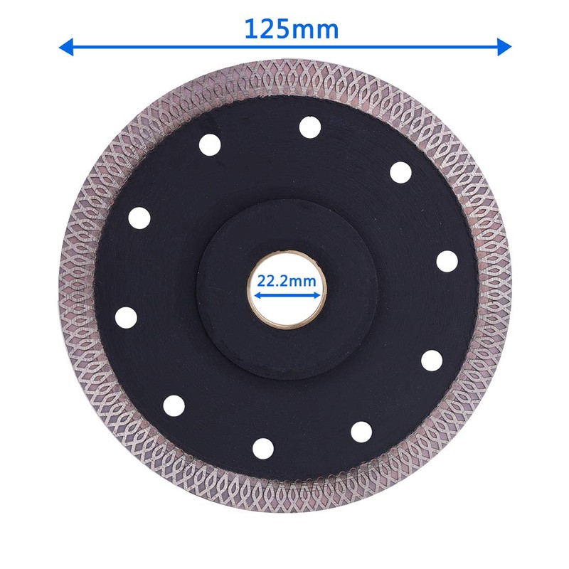 HERZO Diamond Cutting Disc 125 mm, Extra Thin Cutting Disc