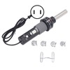 6Pcs Hot Air Gun LCD Digital Display Adjustable Portable Heating