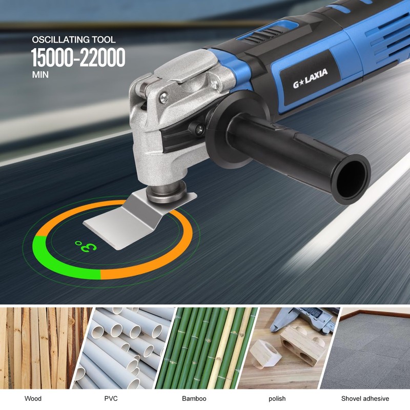 G LAXIA Oscillating Tool, 3.5A Oscillating Multi Tool with with