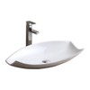 Fine Fixtures Boat Shape (A) Vessel Sink Vitreous ChinaWhite