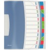Esselte A4 Divider Book, Translucent, Integrated Index with 12 Compartments,