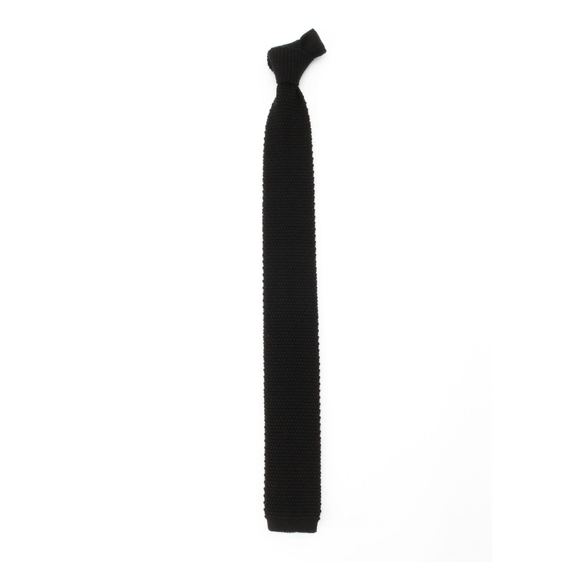 Beams Plus Men's Wool Knit Tie, navy