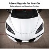 MXauto-2024 Black Carbon fiber Headlight eyebrow sticker For Corvette C8