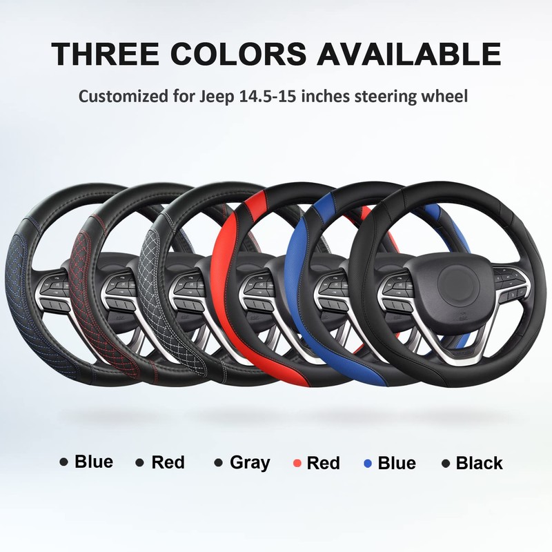 West Llama Customized Auto Car Steering Wheel Cover for Jeep