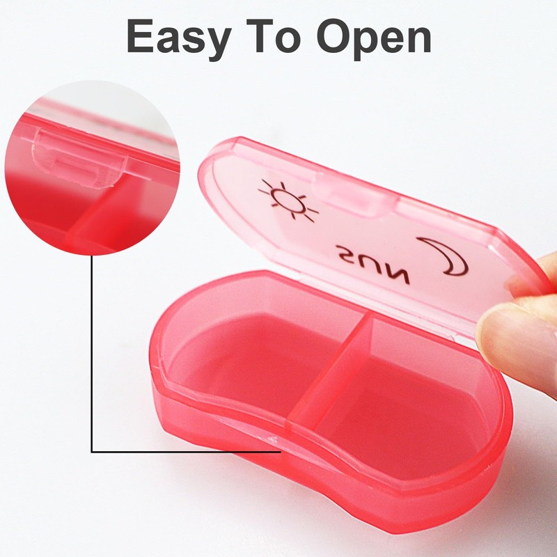 Little Daily Pill Box Case AM PM for 7 Day,