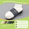 GENTLEAGU Viscose Bamboo Socks Thin Ankle Socks for Women in