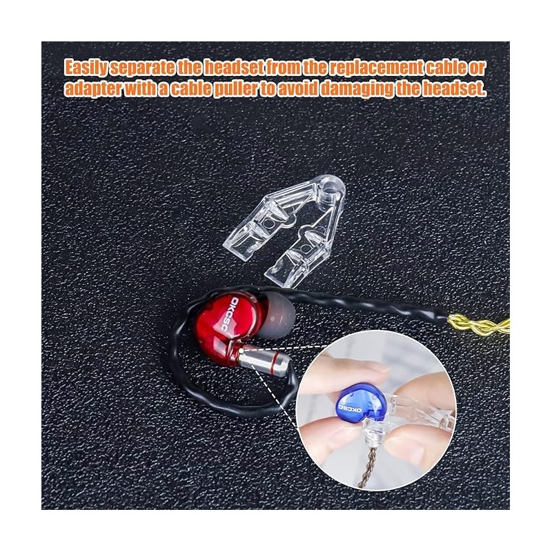 okcsc MMCX Cable Removal Tool IEM Headset Tool Helps Separate
