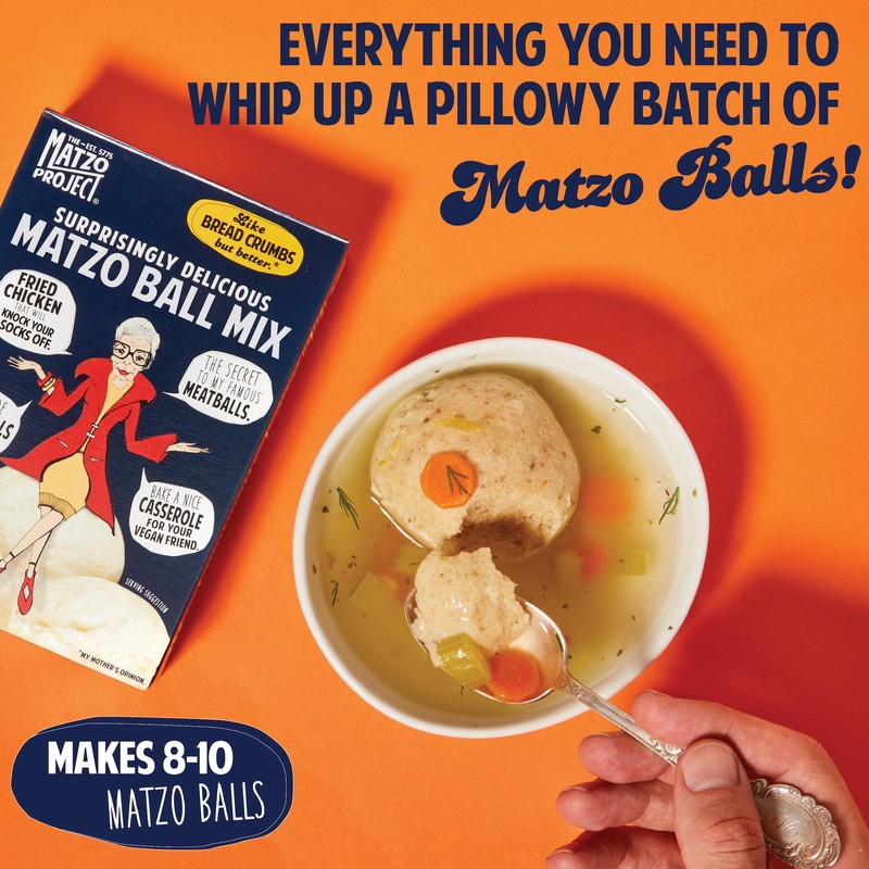 The Matzo Project Matzo Ball Mix, Natural, Vegetarian, No MSG,