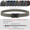 LionVII Elastic Ratchet Men Belts, 1 3/8" Stretch Belt with