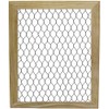 Creative Hobbies Unfinished Wood Chicken Wire Frame - Ready to