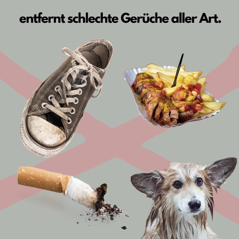 2x Textilerfrischer 500 ml, Geruchsentferner, Geruchsneutralisierer in Glasflasche, Wäschefrisch, Textilfrisch