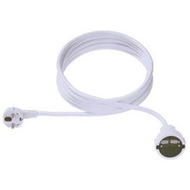 Bachmann Schutzkontakt-Verlängerungskabel (5,0 m) weiß