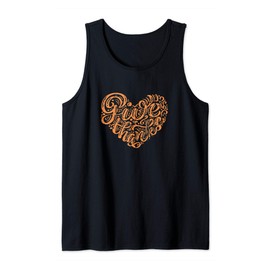 Give Thanks Heart Design Be Thankful Thanksgiving Autumn Tank Top