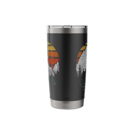 Trendy Ice Capped Mountain Sunrise Stainless Steel Insulated Tumbler